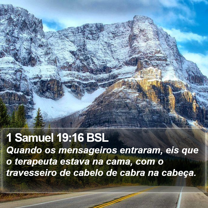 1 Samuel 19:16 BSL Bible Study