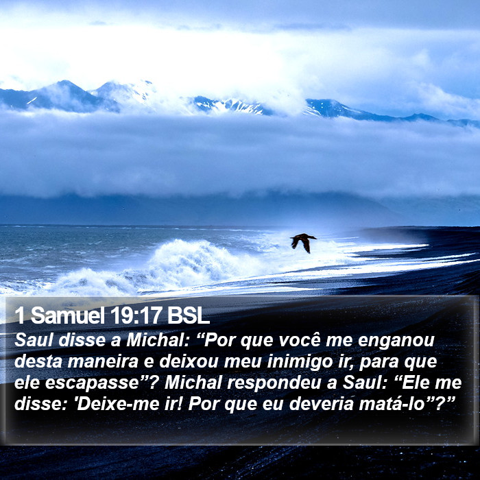 1 Samuel 19:17 BSL Bible Study