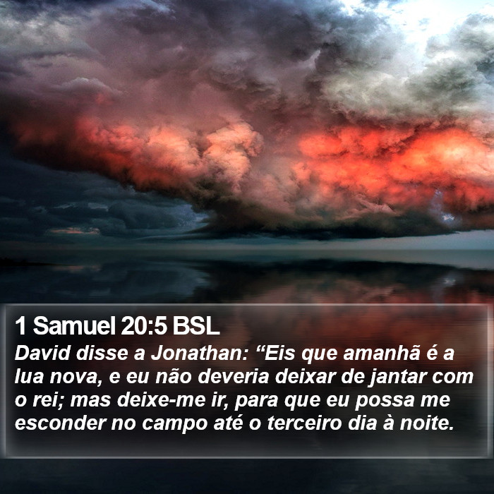 1 Samuel 20:5 BSL Bible Study