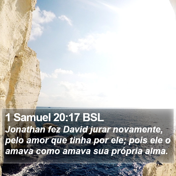 1 Samuel 20:17 BSL Bible Study