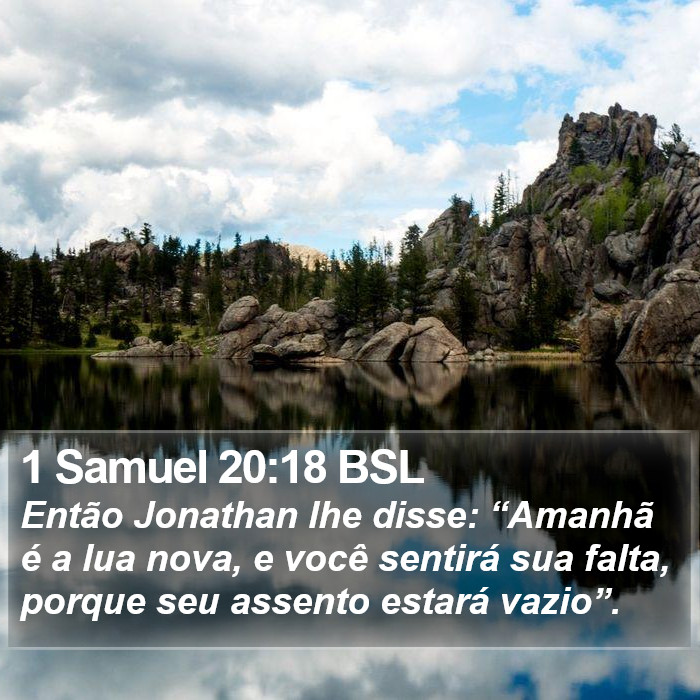 1 Samuel 20:18 BSL Bible Study