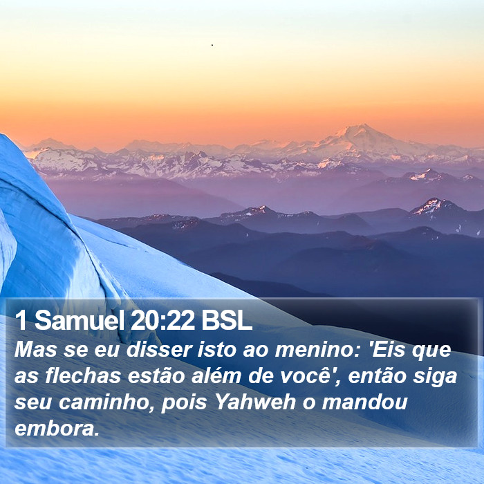 1 Samuel 20:22 BSL Bible Study