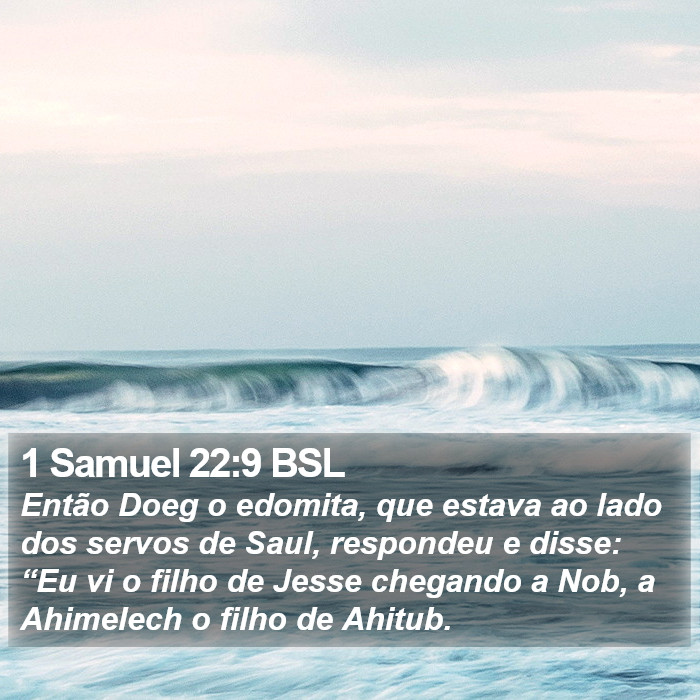 1 Samuel 22:9 BSL Bible Study