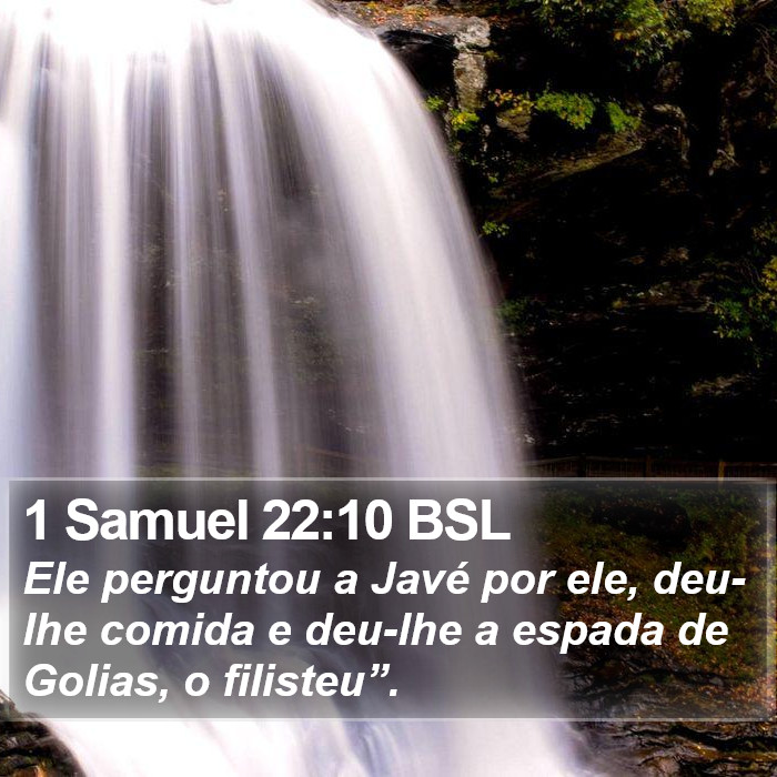 1 Samuel 22:10 BSL Bible Study