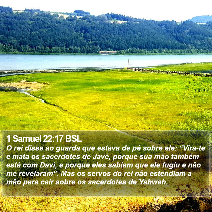 1 Samuel 22:17 BSL Bible Study