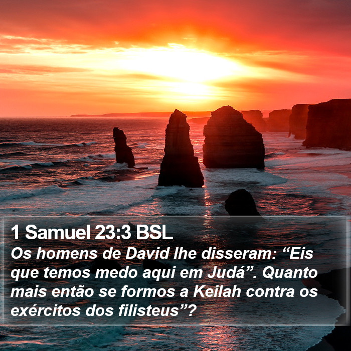 1 Samuel 23:3 BSL Bible Study