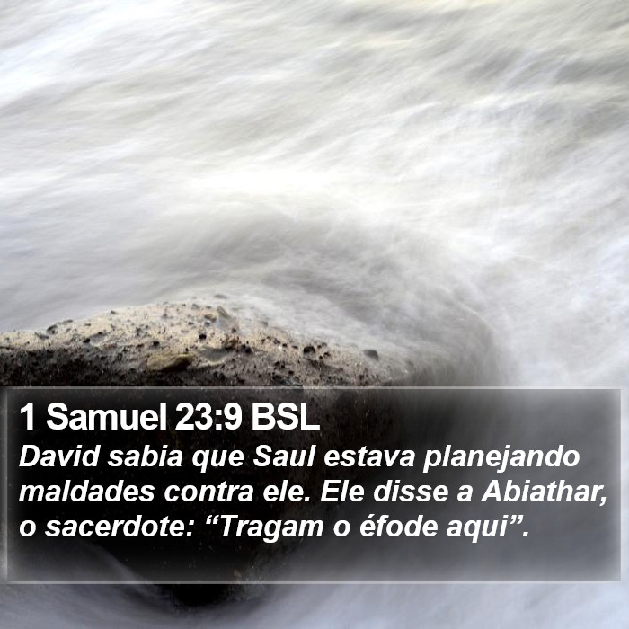 1 Samuel 23:9 BSL Bible Study