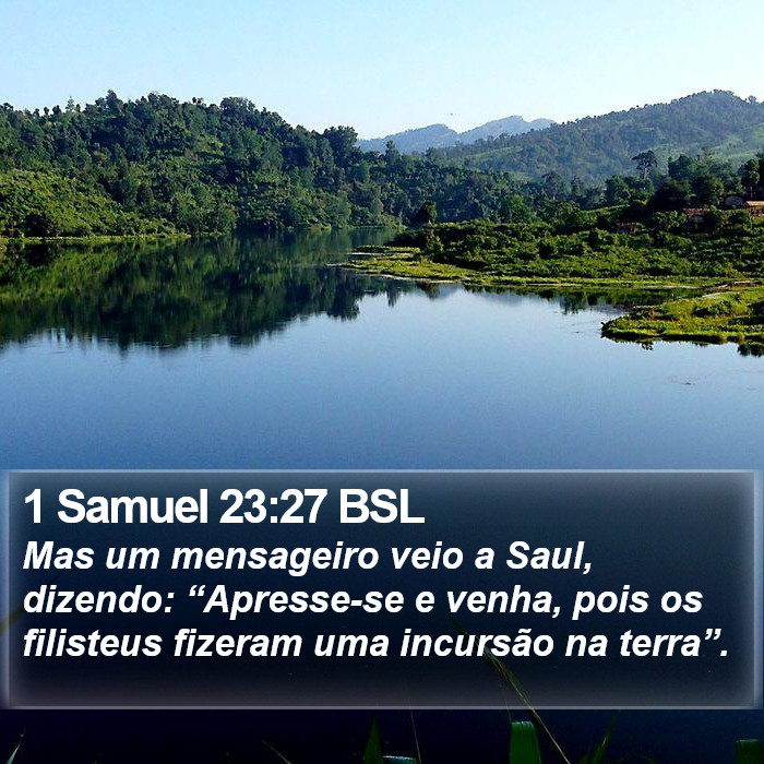 1 Samuel 23:27 BSL Bible Study
