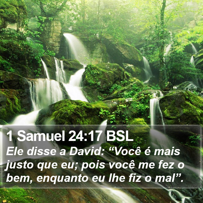 1 Samuel 24:17 BSL Bible Study