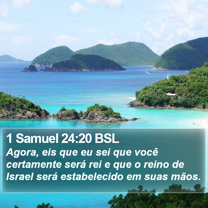 1 Samuel 24:20 BSL Bible Study