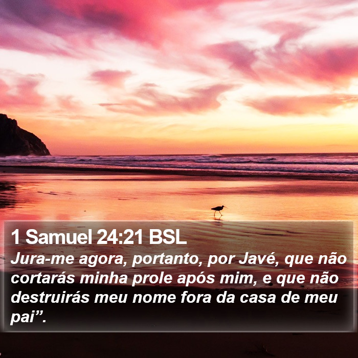 1 Samuel 24:21 BSL Bible Study
