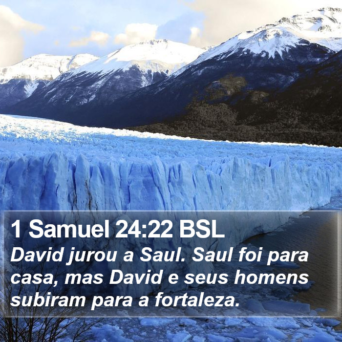 1 Samuel 24:22 BSL Bible Study
