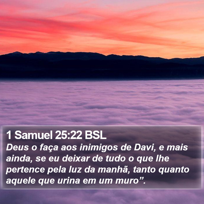 1 Samuel 25:22 BSL Bible Study