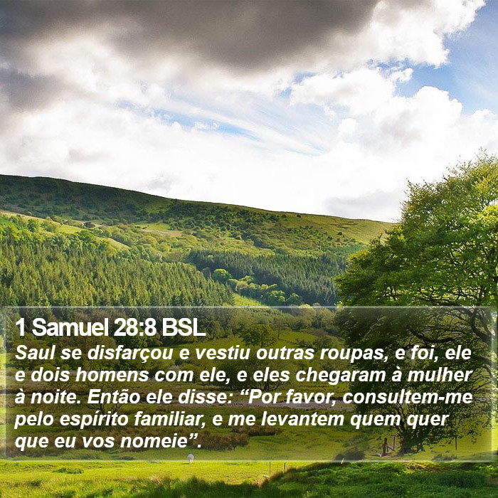 1 Samuel 28:8 BSL Bible Study