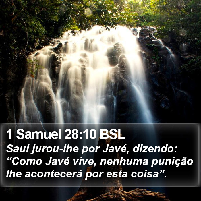 1 Samuel 28:10 BSL Bible Study