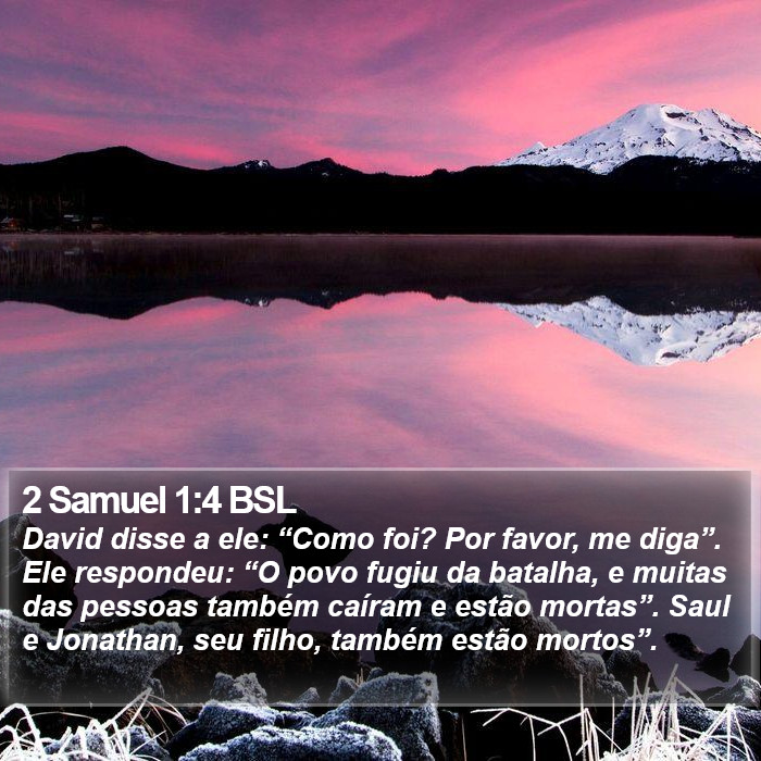 2 Samuel 1:4 BSL Bible Study