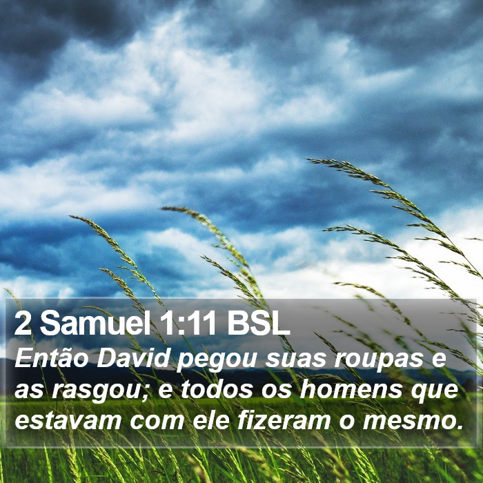 2 Samuel 1:11 BSL Bible Study