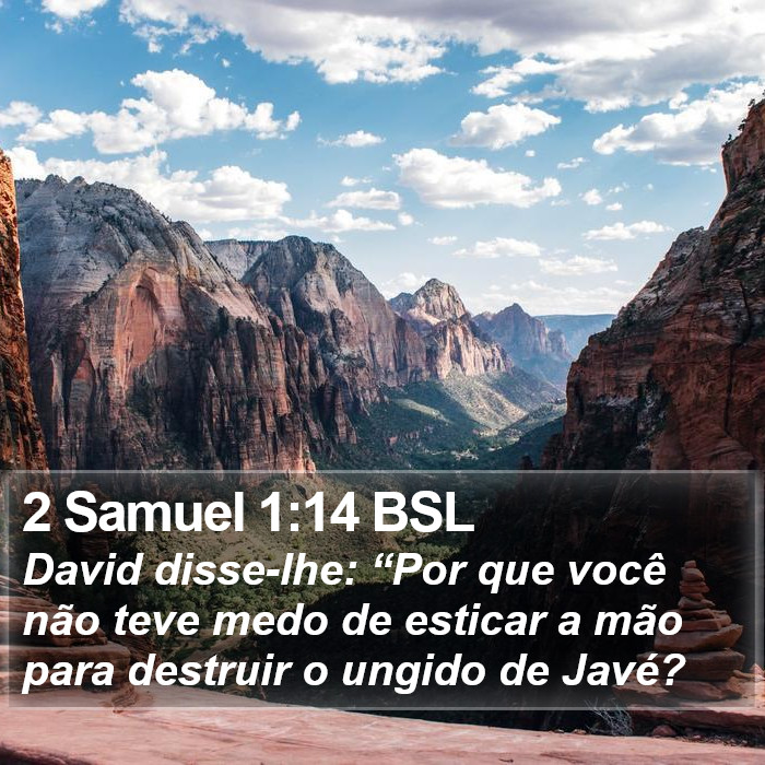 2 Samuel 1:14 BSL Bible Study