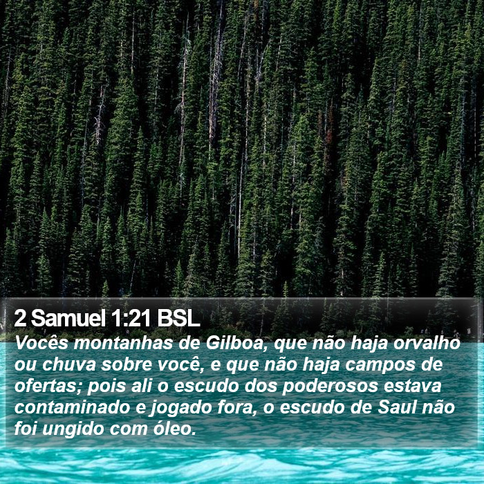 2 Samuel 1:21 BSL Bible Study