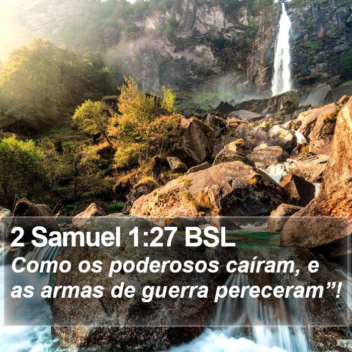 2 Samuel 1:27 BSL Bible Study