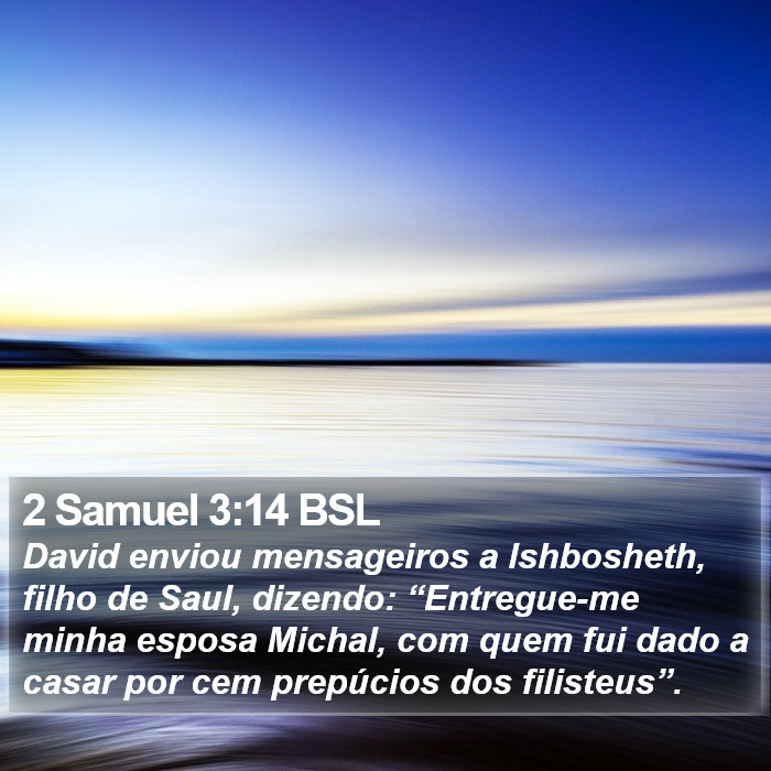 2 Samuel 3:14 BSL Bible Study