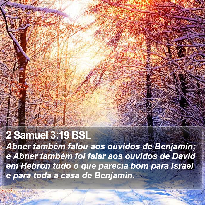 2 Samuel 3:19 BSL Bible Study