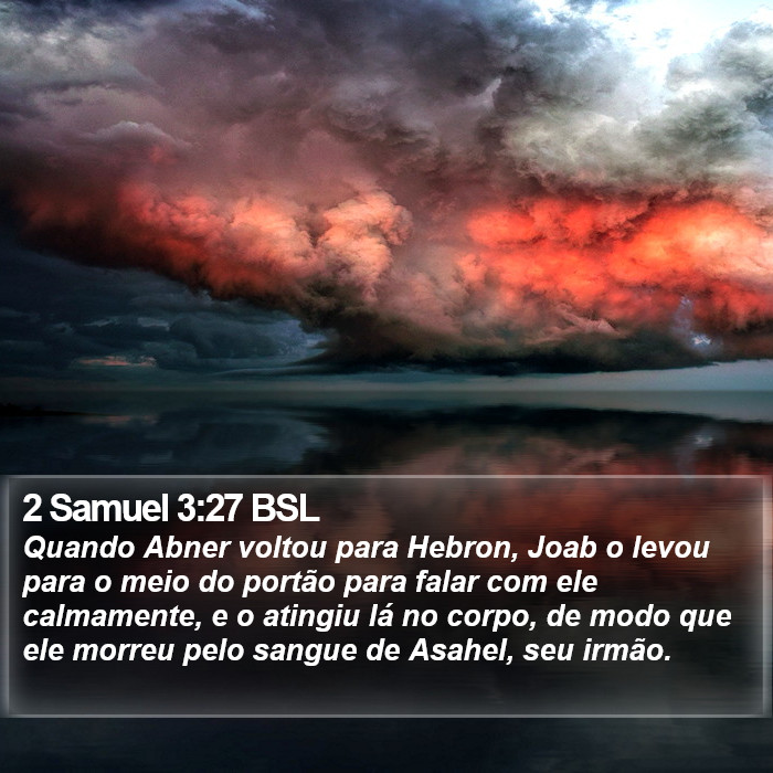 2 Samuel 3:27 BSL Bible Study