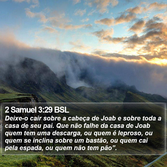 2 Samuel 3:29 BSL Bible Study