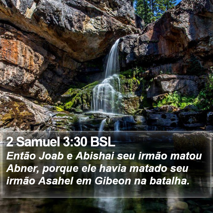 2 Samuel 3:30 BSL Bible Study