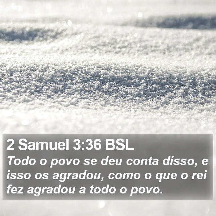 2 Samuel 3:36 BSL Bible Study
