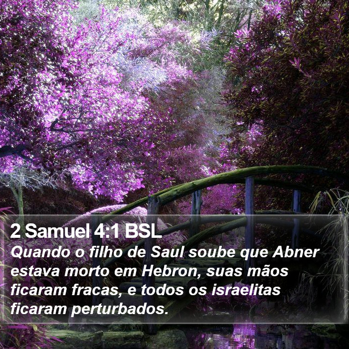 2 Samuel 4:1 BSL Bible Study