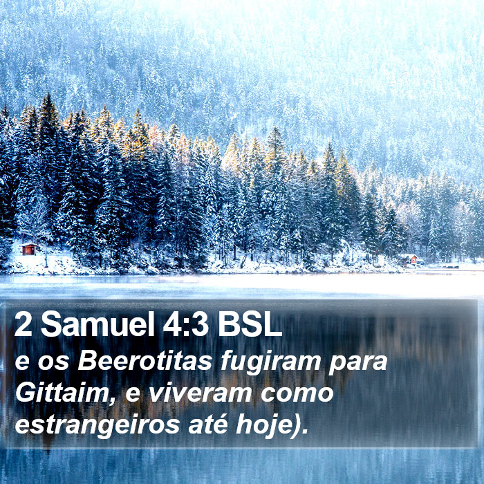 2 Samuel 4:3 BSL Bible Study