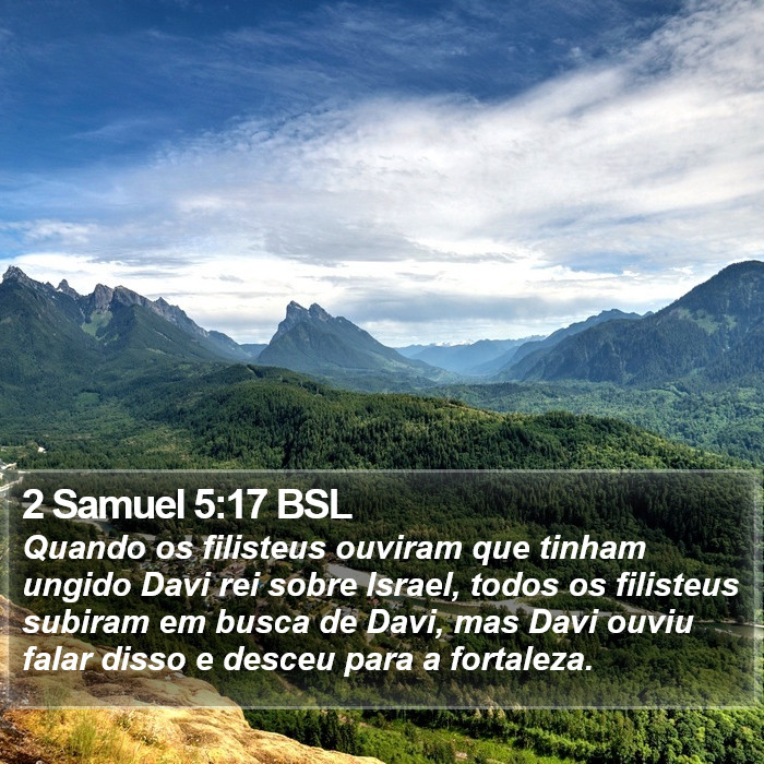 2 Samuel 5:17 BSL Bible Study
