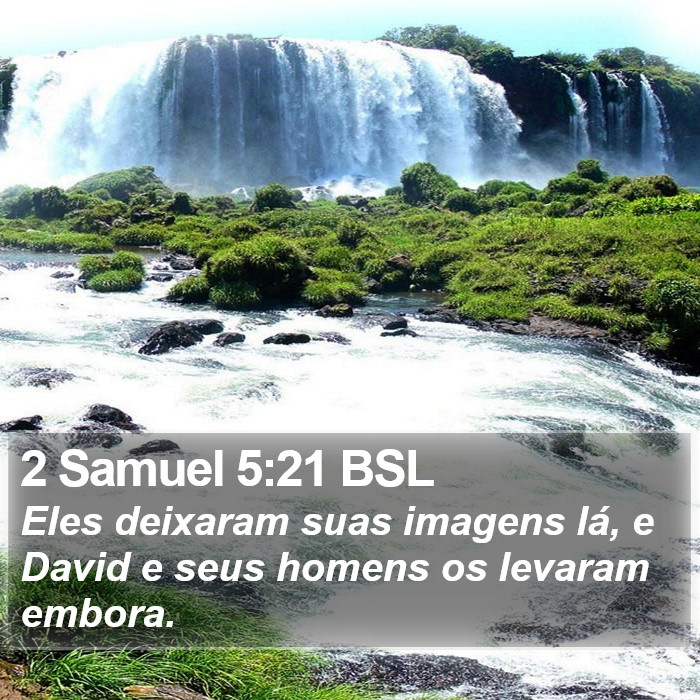 2 Samuel 5:21 BSL Bible Study