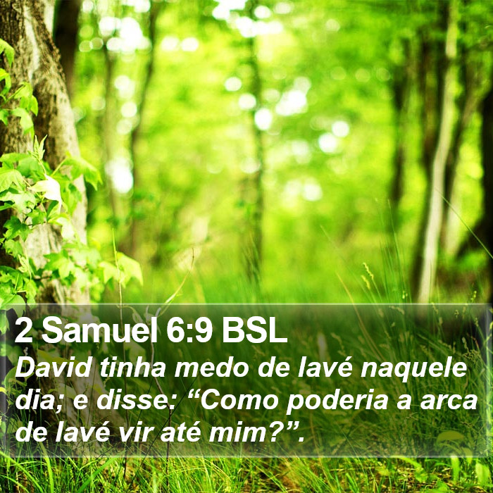 2 Samuel 6:9 BSL Bible Study