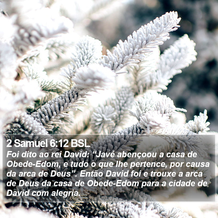 2 Samuel 6:12 BSL Bible Study