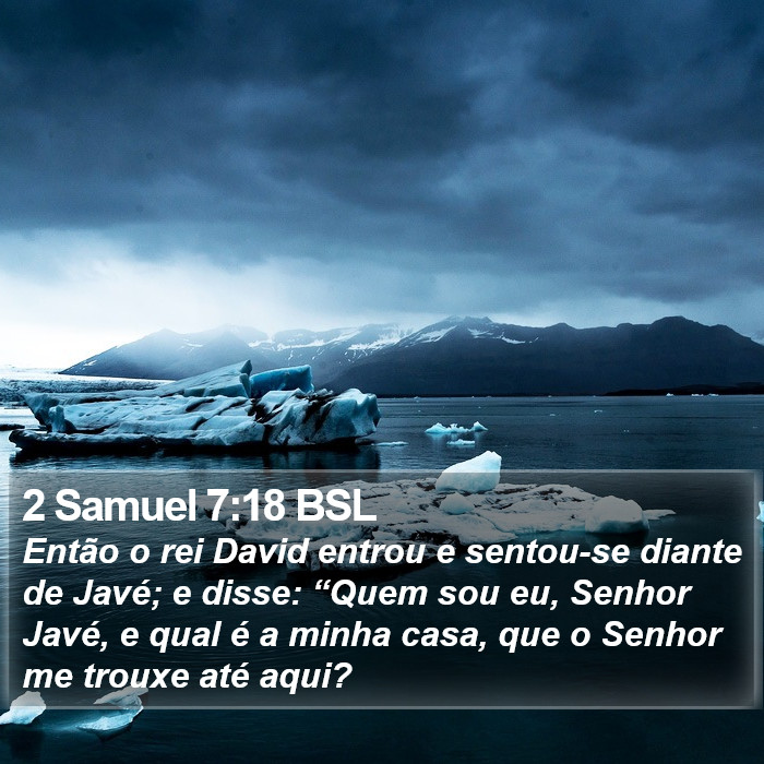2 Samuel 7:18 BSL Bible Study