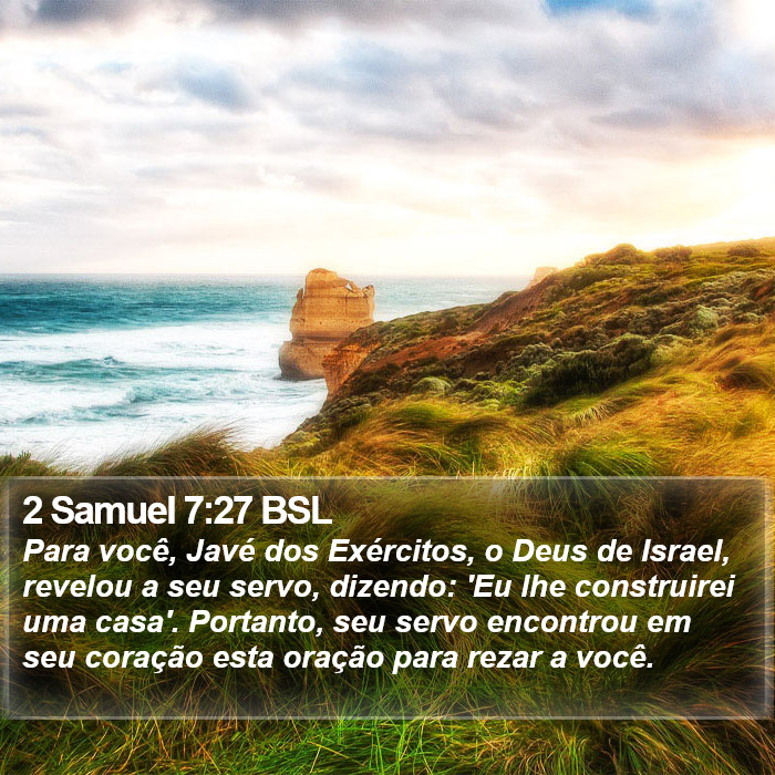 2 Samuel 7:27 BSL Bible Study