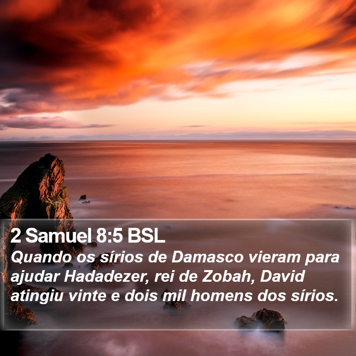 2 Samuel 8:5 BSL Bible Study
