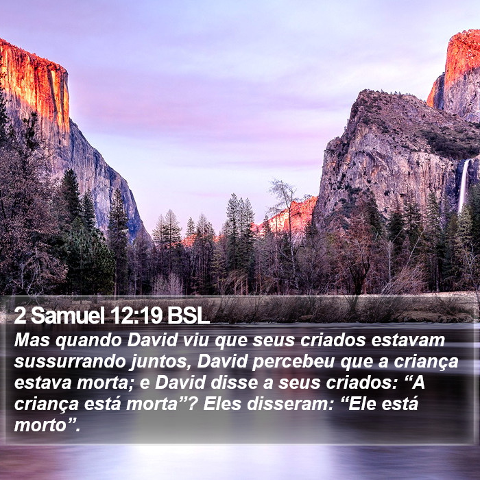 2 Samuel 12:19 BSL Bible Study