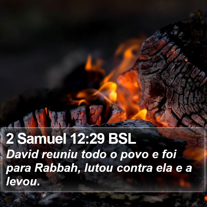 2 Samuel 12:29 BSL Bible Study