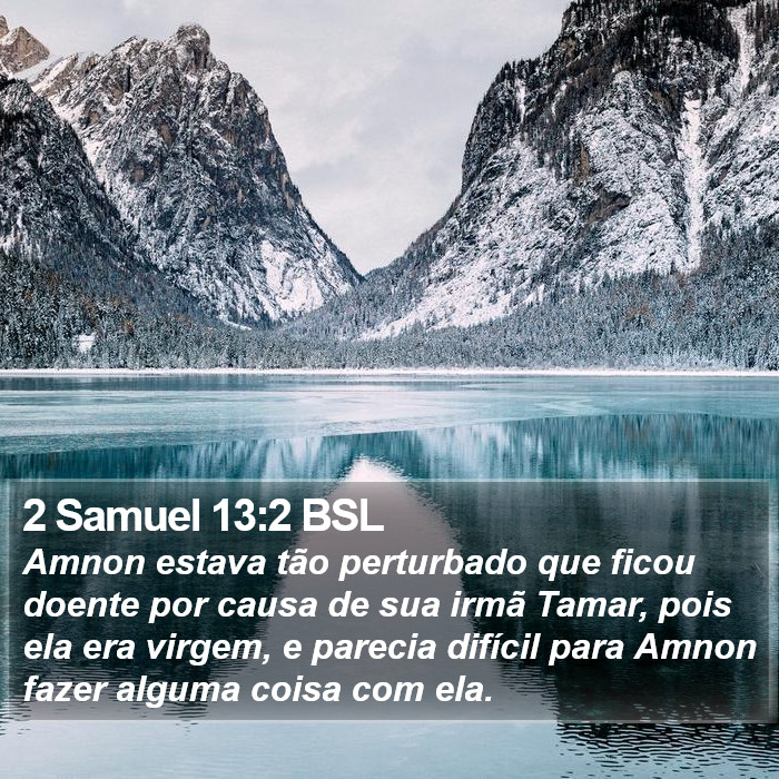 2 Samuel 13:2 BSL Bible Study