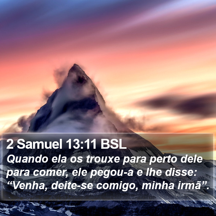 2 Samuel 13:11 BSL Bible Study