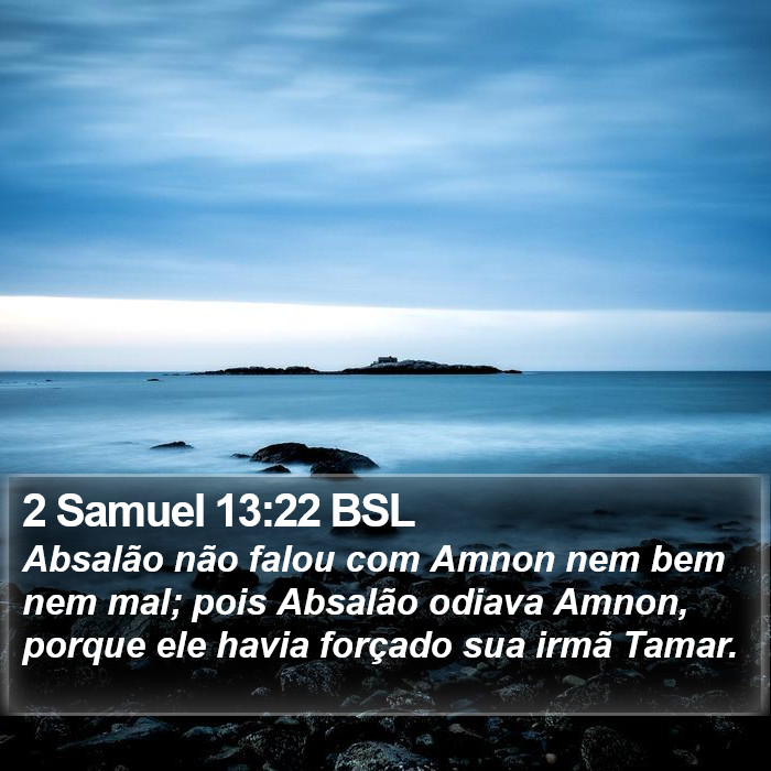 2 Samuel 13:22 BSL Bible Study