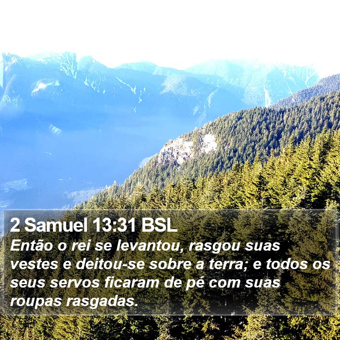 2 Samuel 13:31 BSL Bible Study
