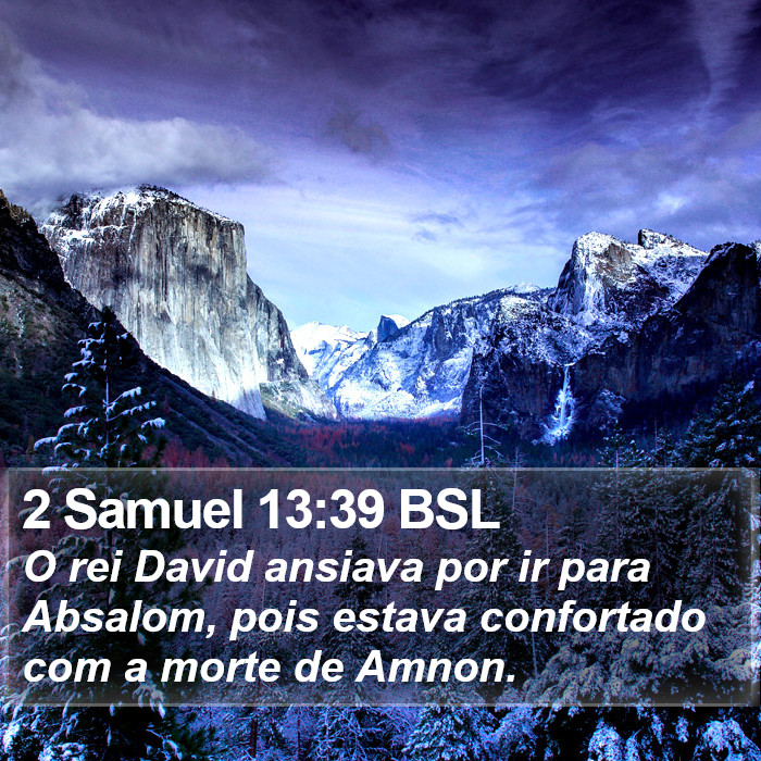 2 Samuel 13:39 BSL Bible Study