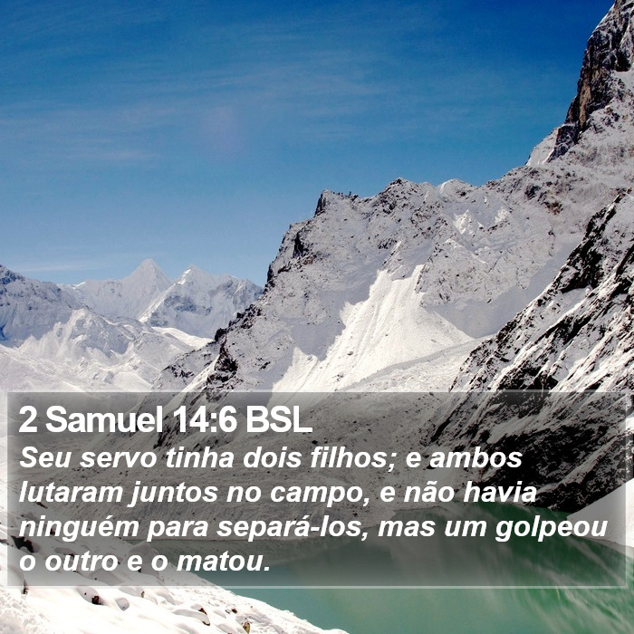 2 Samuel 14:6 BSL Bible Study
