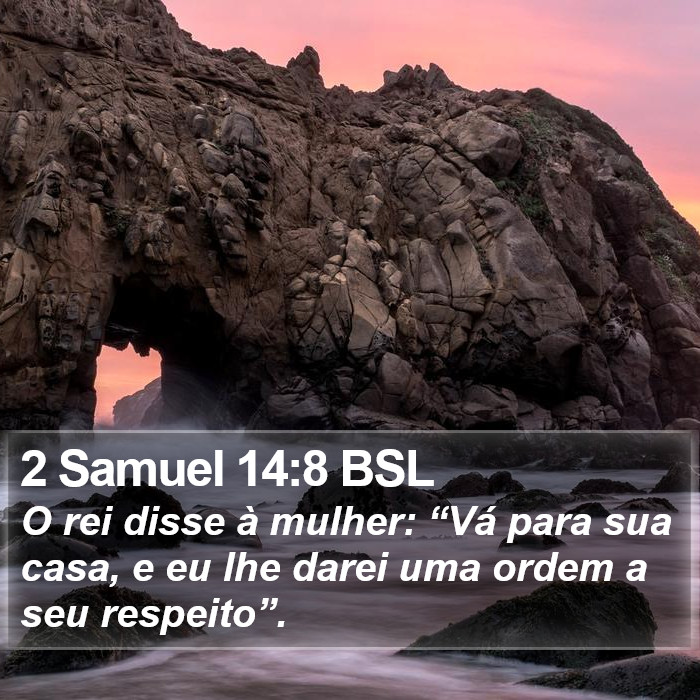 2 Samuel 14:8 BSL Bible Study