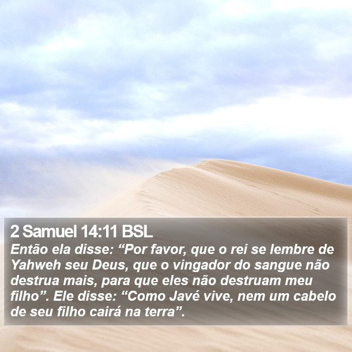 2 Samuel 14:11 BSL Bible Study