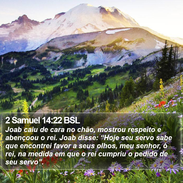 2 Samuel 14:22 BSL Bible Study